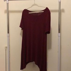 Short sleeve T-shirt style dress